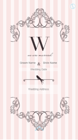 Sweet Victorian | 2024 Trendy Wedding Invitation Design In Singapore