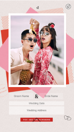 Red With Passion | 2023 Trendy Wedding Invitation Design In Singapore