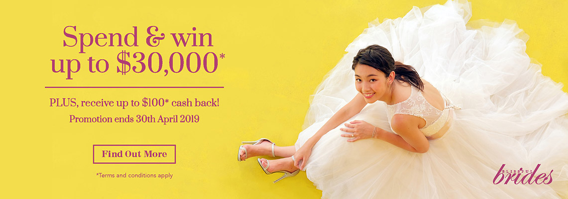 Spend & Wind up to $30,000 for your wedding