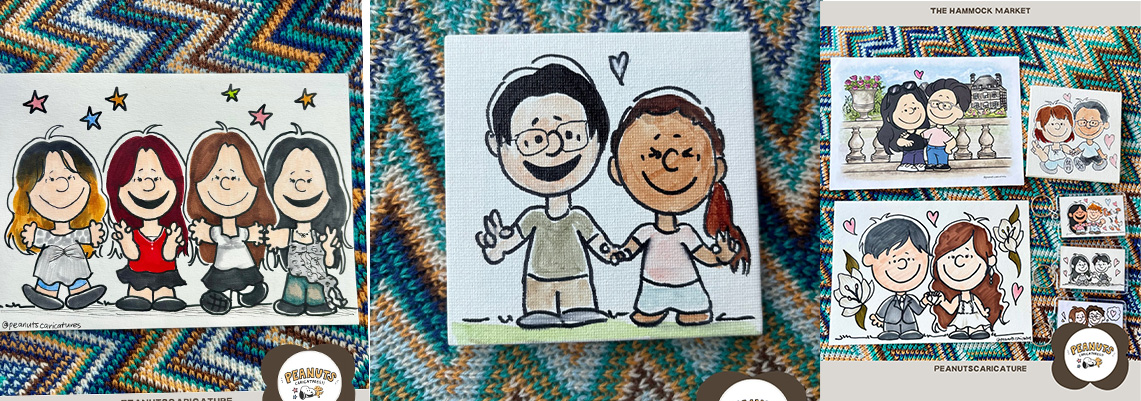 Peanuts Caricatures