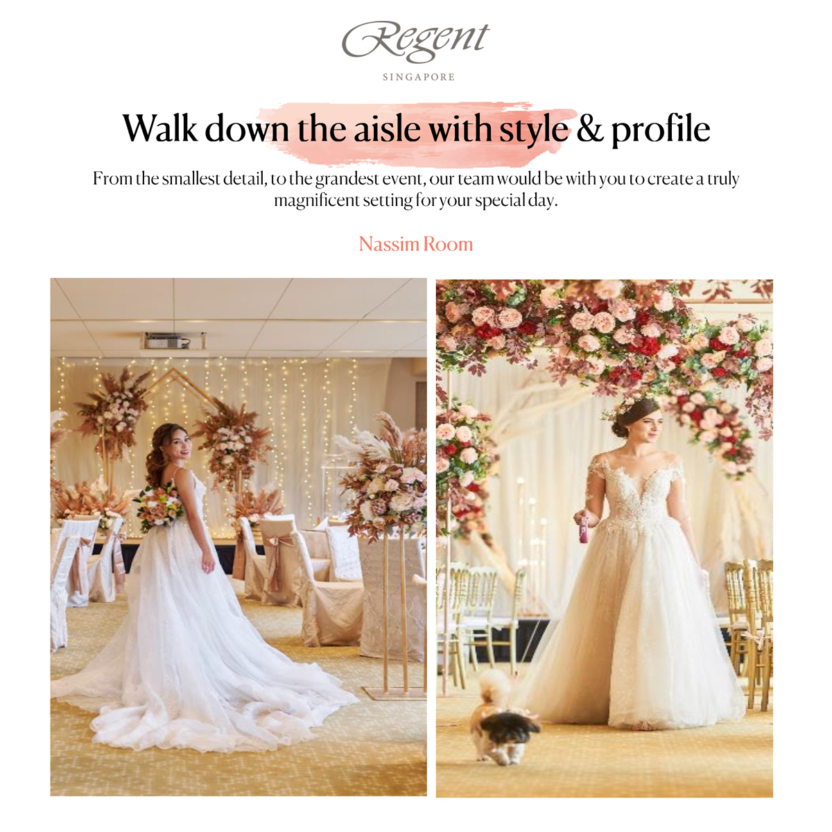 Regent Singapore Wedding 23 Blissful Brides Wedding Banquet Bands Venues Dresses Photography Honeymoon Destinations Magazine Singapore