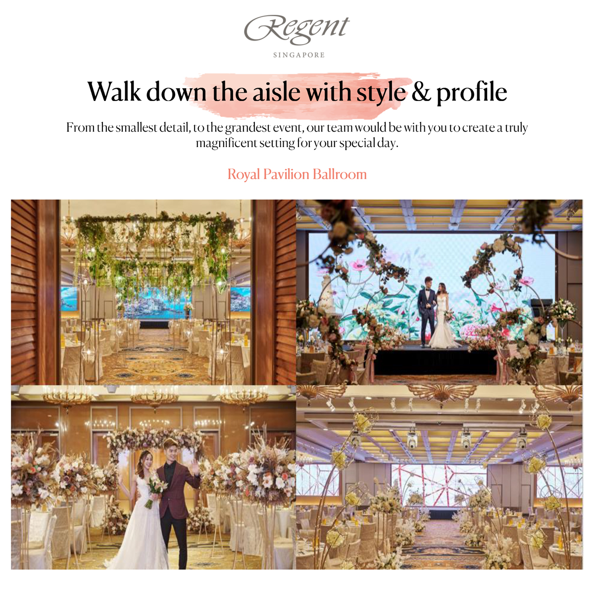 Regent Singapore Wedding 23 Blissful Brides Wedding Banquet Bands Venues Dresses Photography Honeymoon Destinations Magazine Singapore