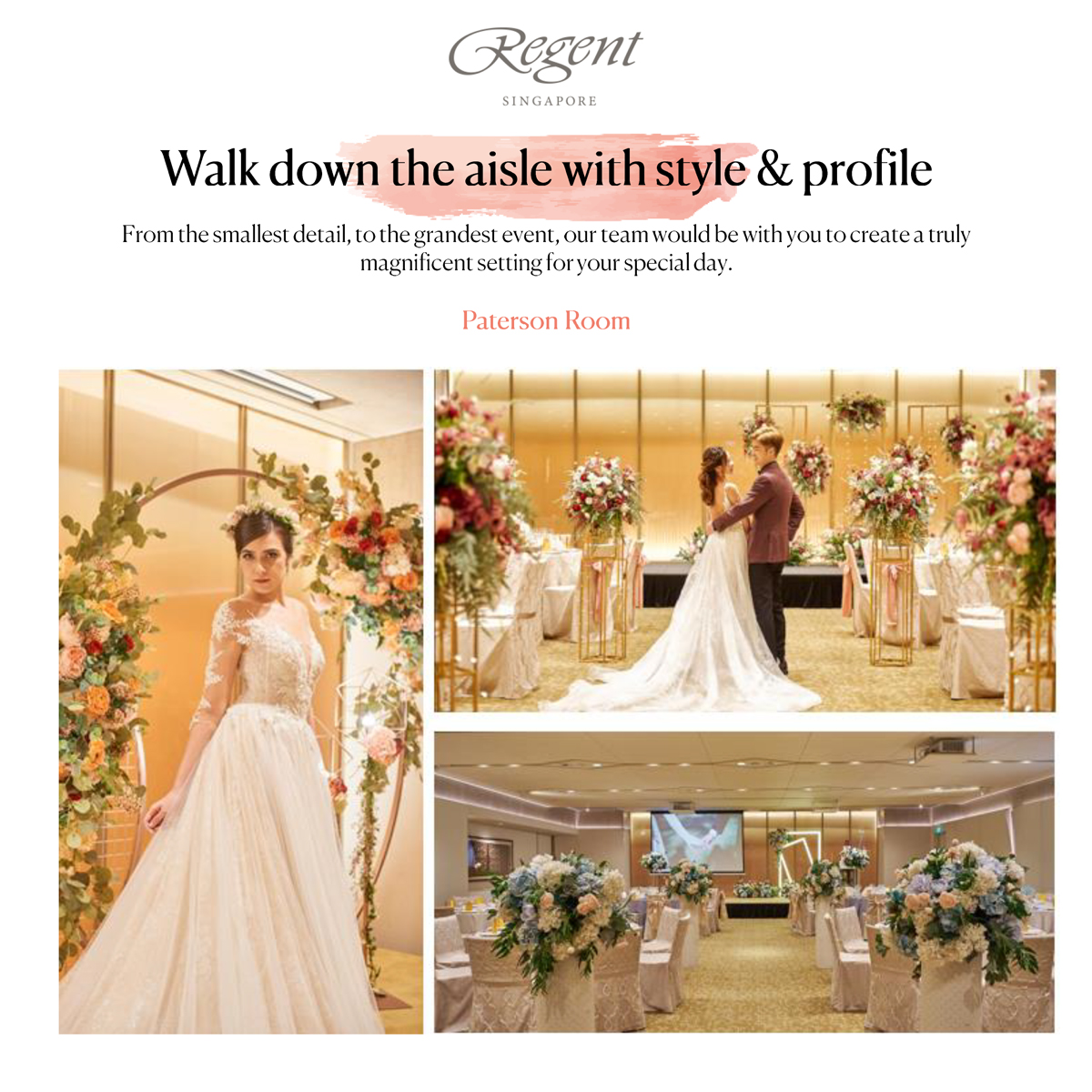 Regent Singapore Wedding 23 Blissful Brides Wedding Banquet Bands Venues Dresses Photography Honeymoon Destinations Magazine Singapore